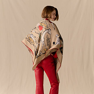 HERMES Heaven Charbon / Flanelle Mサイズ paddock-shawl-140--241228S 01-